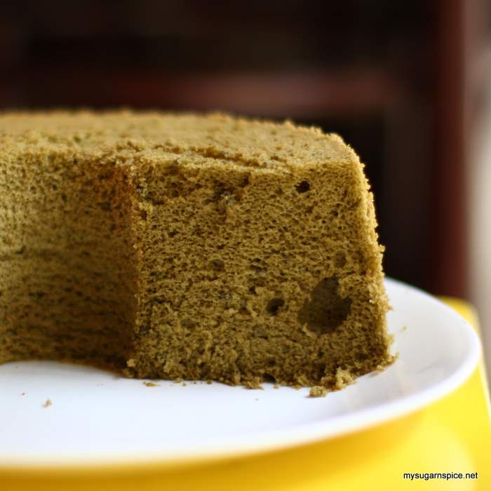 Green Tea Chiffon Cake